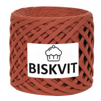 Трикотажная пряжа Biskvit (Бисквит) - Курага, 330 +/-30 гр, 100 м, 100% хлопок, толщ. нити 7мм