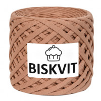 Трикотажная пряжа Biskvit (Бисквит) - Печенье, 330 +/-30 гр, 100 м, 100% хлопок, толщ. нити 7мм