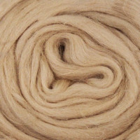 Шерсть для валяния и рукоделия Камтекс, 100% полутонкая шерсть, 50г, 006 - Бежевый светлый
