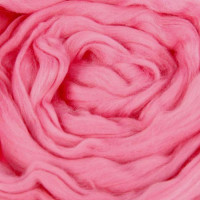 Шерсть для валяния и рукоделия Камтекс, 100% полутонкая шерсть, 50г, 056 - Розовый