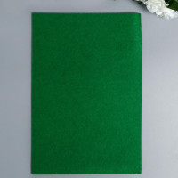 Фетр листовой средней жесткости 1мм 20х30см - зеленый Летняя зелень, 1 лист