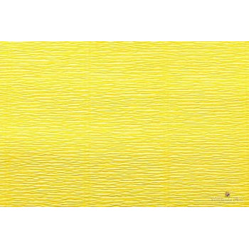 Гофра 50х250 см, Италия, 180гр - 575 Желтый лимон