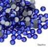 Термостразы ss16 (4мм), стекло, уп. 6 гр (~185 шт.),  Sapphire - синий