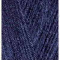 Пряжа AngoraGold (Ангора голд), ALIZE (Турция), 550м, 100гр, 10% мохер,10% шерсть, 80% акрил - 58 темно-синий