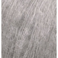 Пряжа Mohair Kid Royal (Кид Роял), ALIZE (Турция), 500м, 50гр, 62% кид мохер, 38% полиамид, 52 - Серый