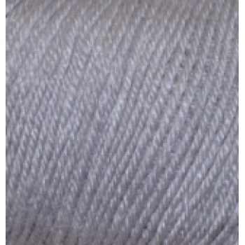Пряжа Baby Wool (Бэйби Вул), Alize (Турция), 175м, 50гр, 40% шерсть, 20% бамбук, 40% акрил, 119 Серый
