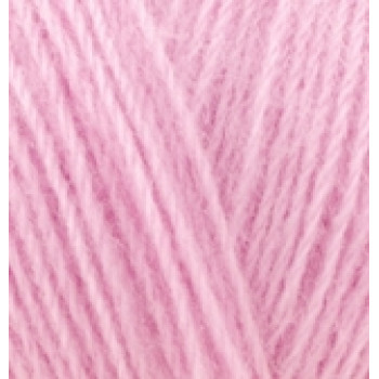 Пряжа AngoraGold (Ангора голд), ALIZE (Турция), 550м, 100гр, 10% мохер,10% шерсть, 80% акрил - 185 Розовый