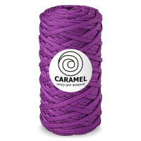 Шнур 5 мм Caramel (Карамель) - Пурпурный, 200 гр, 75 м, 80% полиэфир, 20 % кашмилон