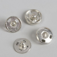 Кнопки пришивные Art Uzor, d = 10 мм, цвет серебряный, 1шт