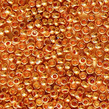 Бисер/Preciosa, 10/0, 50 гр - 18305 св. оранжевый металлик