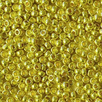 Бисер/Preciosa, 10/0, 50 гр - 18386 - лимонно-золотой металлик