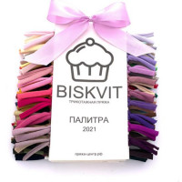 Каталог трикотажной пряжи Biskvit (Бисквит), 100% хлопок, толщ. нити 7мм