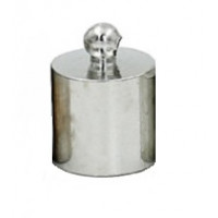 Концевик клеевой 16х17мм (внутр диам.15 мм) под темное серебро, уп. 2 шт