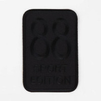 Термоаппликация 88 Sport edition, 115х77мм, цвет черный, 1шт (термонаклейка)
