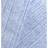 Пряжа Angora Real 40 (Ангора реал 40), ALIZE (Турция), 430м, 100гр, 40% шерсть, 60% акрил - 40 голубой