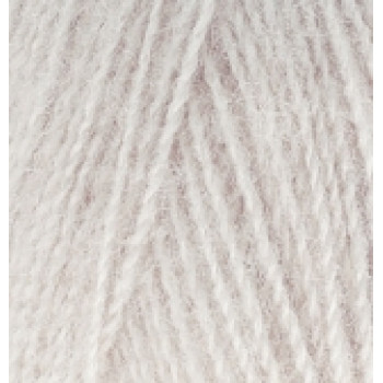 Пряжа Angora Real 40 (Ангора реал 40), ALIZE (Турция), 430м, 100гр, 40% шерсть, 60% акрил - 599 слоновая кость