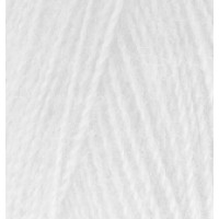 Пряжа Angora Real 40 (Ангора реал 40), ALIZE (Турция), 430м, 100гр, 40% шерсть, 60% акрил - 55 белый