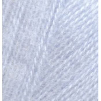 Пряжа Angora Real 40 (Ангора реал 40), ALIZE (Турция), 430м, 100гр, 40% шерсть, 60% акрил - 51 Светло-голубой