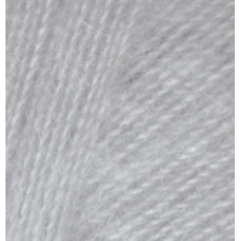Пряжа Angora Real 40 (Ангора реал 40), ALIZE (Турция), 430м, 100гр, 40% шерсть, 60% акрил - 21 серый