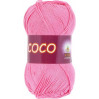 Пряжа COCO (КОКО), Vita Cotton (Индия), 240м, 50гр, 100% мерсеризованный хлопок, 3854 - Розовый Светлый