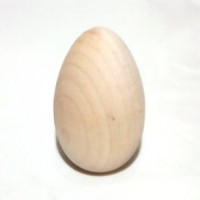Яйцо деревянное - высота 9см (9*5,5см), 1 шт