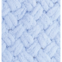 Пряжа Puffy (Пуффи), ALIZE (Турция), 9,2м, 100гр, 100% микрополиэстер, 183 - Светло-голубой