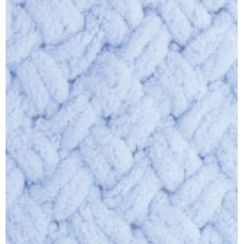 Пряжа Puffy (Пуффи), ALIZE (Турция), 9,2м, 100гр, 100% микрополиэстер, 183 - Светло-голубой