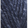 Пряжа superlana MAXI  (СуперЛана Макси), ALIZE (Турция), 100м, 100гр, 25% шерсть, 75% акрил - 805 Темно-синий жаспе