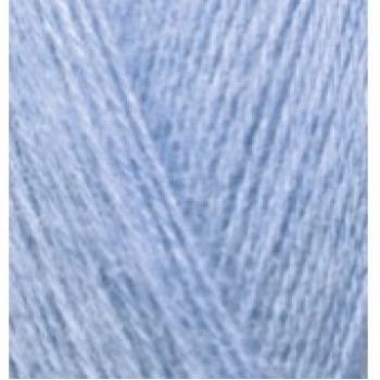 Пряжа AngoraGold (Ангора голд), ALIZE (Турция), 550м, 100гр, 10% мохер,10% шерсть, 80% акрил - 40 Голубой