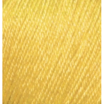 Пряжа Baby Wool (Бэйби Вул), Alize (Турция), 175м, 50гр, 40% шерсть, 20% бамбук, 40% акрил, 216 Желтый