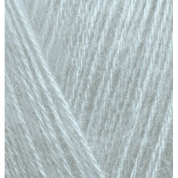 Пряжа AngoraGold (Ангора голд), ALIZE (Турция), 550м, 100гр, 10% мохер,10% шерсть, 80% акрил - 21 Серый