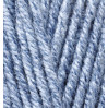 Пряжа superlana MAXI  (СуперЛана Макси), ALIZE (Турция), 100м, 100гр, 25% шерсть, 75% акрил -  806 Синий жаспе