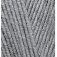 Пряжа LanaGold (Лана голд), ALIZE (Турция), 240м, 100гр, 49% шерсть, 51% акрил - 21 Серый меланж