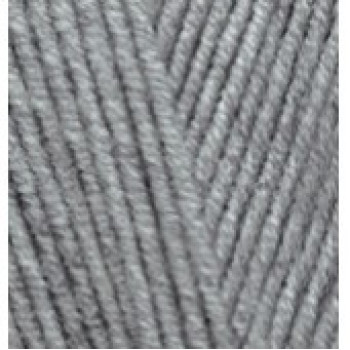 Пряжа LanaGold (Лана голд), ALIZE (Турция), 240м, 100гр, 49% шерсть, 51% акрил - 21 Серый меланж