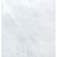 Пряжа Mohair Classic (Мохер классик), ALIZE (Турция), 200м, 100гр, 25% мохер, 24% шерсть, 51% акрил - 55 белый