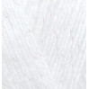 Пряжа Angora Gold Simli (Ангора голд Симли), ALIZE (Турция), 500м, 100гр, 10% мохер,10% шерсть, 75% акрил, 5% металлик - 55 Белый