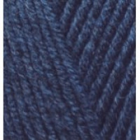 Пряжа LanaGold (Лана голд), ALIZE (Турция), 240м, 100гр, 49% шерсть, 51% акрил - 58 темно-синий