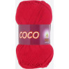 Пряжа COCO (КОКО), Vita Cotton (Индия), 240м, 50гр, 100% мерсеризованный хлопок, 3856 - Красный