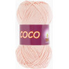 Пряжа COCO (КОКО), Vita Cotton (Индия), 240м, 50гр, 100% мерсеризованный хлопок, 4317 - Розовая пудра