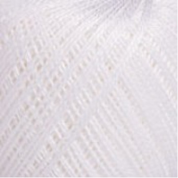Пряжа Iris (Ирис), YarnArt (Турция), 138м, 20гр, 100% Хлопок мерсеризованный, 910 - Супер белый
