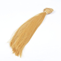 Волосы для кукол длина 25-28 см, трессы 47-50 см, цвет - золотистый блондин