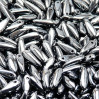 Dagger Beads (Лепестки) - Бусины чешские стеклянные 3х10мм, 23980L - гематит непрозрачный (25шт)