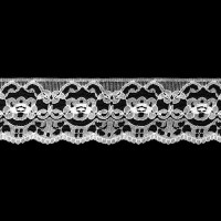 Кружево Lace BLITZ 100% нейлон, 60мм, 301-белый, 1м