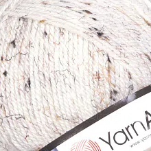 Пряжа Tweed (Твид), YarnArt (Турция), 280м, 100гр, 30% шерсть, 65% акрил, 5% вискоза - 221 молочный