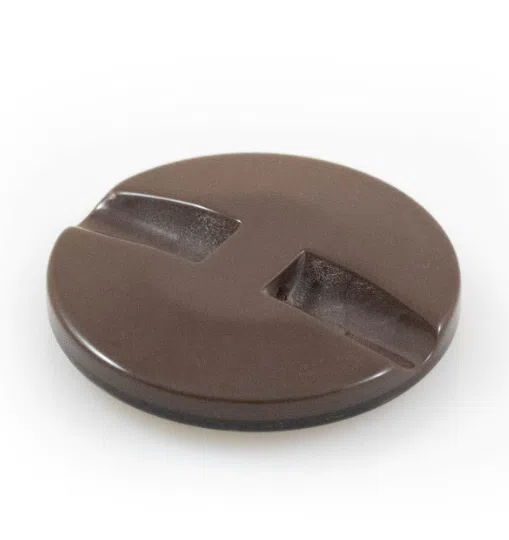 Пуговицы 54L (34мм) на скрытой ножке PS60, цвет белый, уп. 2 шт